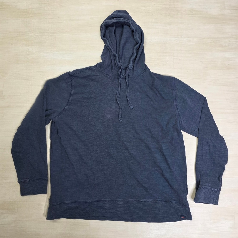 Faherty Hoodie Gray Pullover Sweater Lightweight Organic Cotton Men's Size XXL